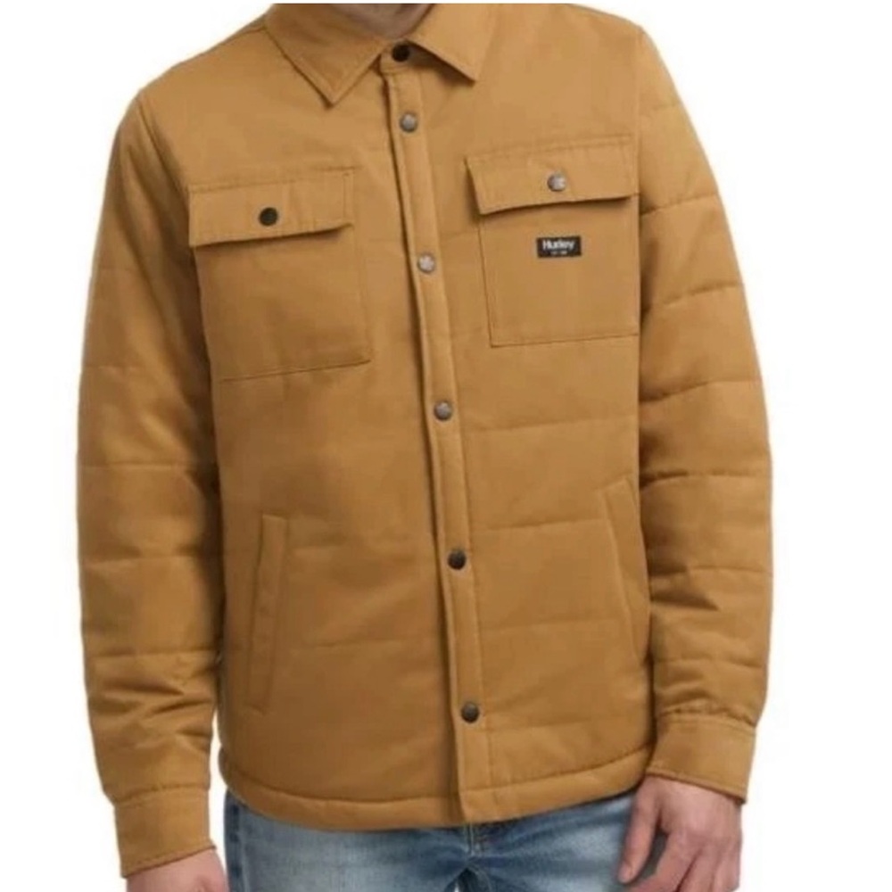 NWT Hurley Men's Tan Jacket size large